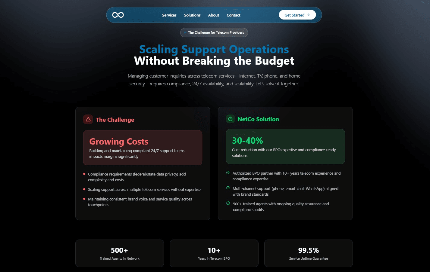 NetCo Digital project screenshot